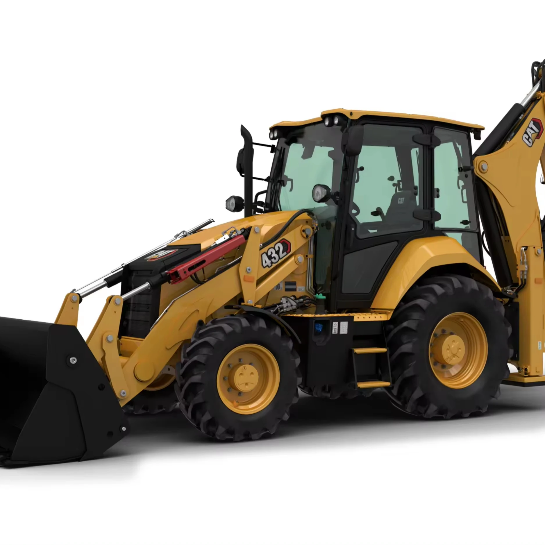 Экскаватор-погрузчик CAT 430F/Подержанный 432 экскаватор-погрузчик для продажи 4x4