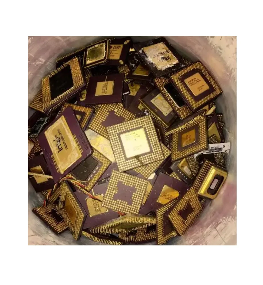 Продается Скрап ЦП по лучшей цене Поставщик Лома Pentium Gold керамического скрап керамический с алюминием
