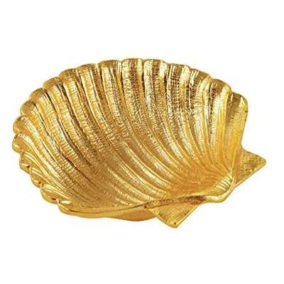 Wholesale High Quality Serving Leaf Shaped Trays Gold Plated For Salad Fruits & Dessert Server Handcrafted For Restaurants Home