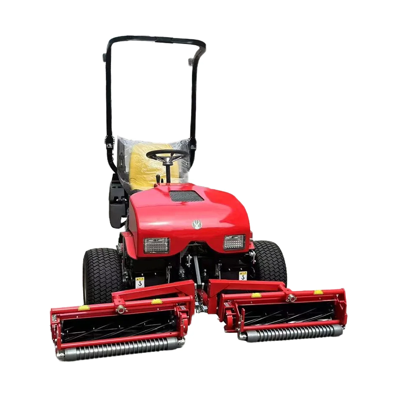 Operator-Friendly 18HP 4-Stroke Gasoline Engine Triplex Mower for Riding Lawn Mower Football Fields with Grass Box Feature