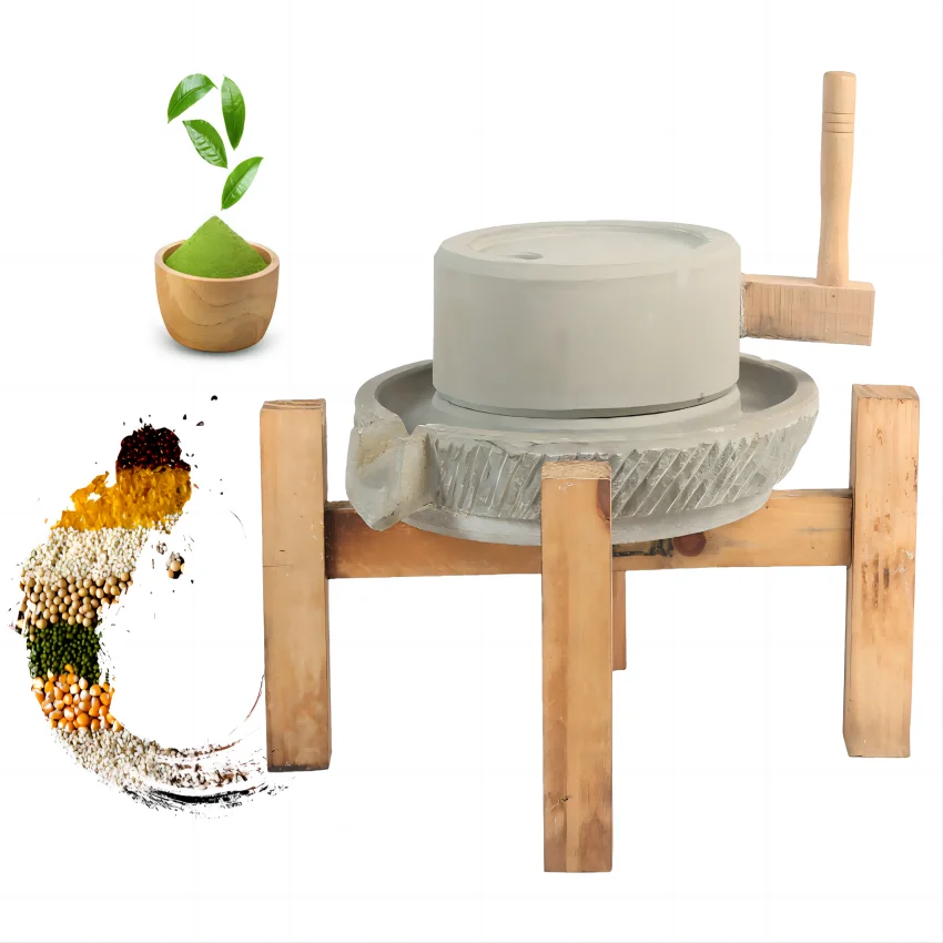 Hand stone mill natural manual small stone mill