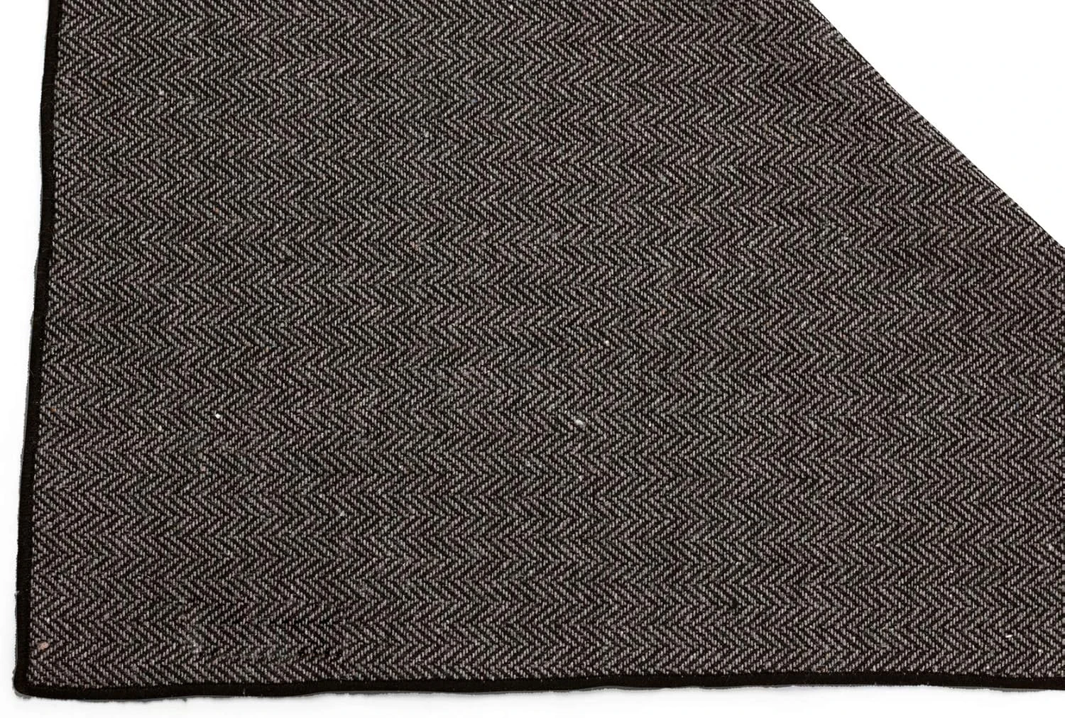 Wholesale Dark Grey Dog Bandana With Black Trim Fits Small Medium Large Dogs Soft Breathable Cotton Bandana