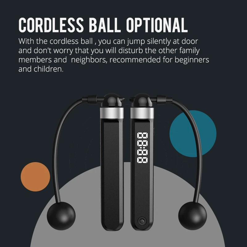 wholesale fitness electronic digital counting pvc adjustable jumpng rope smart jump rope with app calorie counter