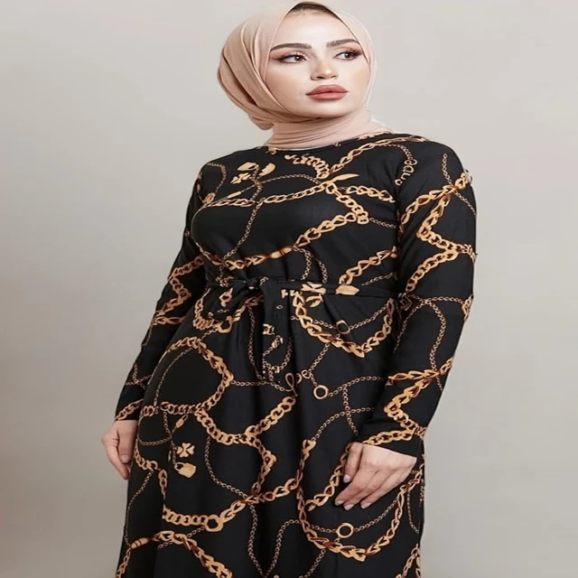 Breathable wholesale prices Customized sizes new stylish latest Jibab Abaya Muslim Women Ethnic wear 2025