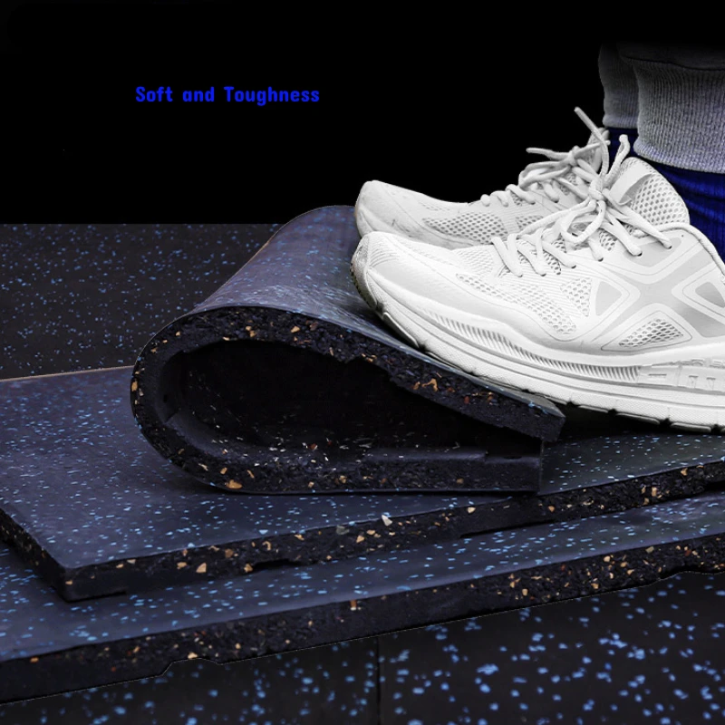 EPDM rubber floor mat interlocking flooring mat for gym use 50mm*50mm with 20 15mm thickness cushion buffer