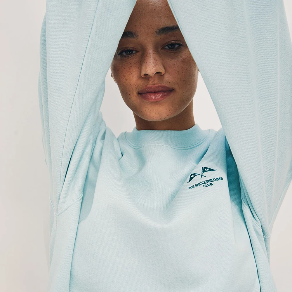 Wholesale Female Sport Gym Crop Top New Style Fitness Sport Crop Top Customized Logo Sweatshirt Women