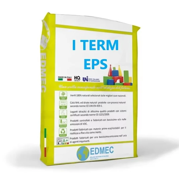 Italian-Made High Thermal Acoustic Insulation Antimicrobial Cement Reinforced by Fiber EPS Sphere Polystyrene Lightweight