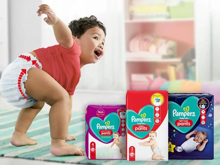Disposable baby diapers and dry surface absorbent wholesale pampering baby diapers