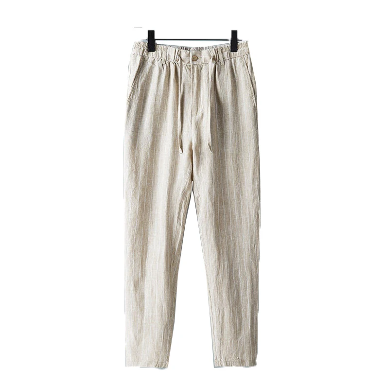2022 Autumn Wear Pure Linen Premium Linen Pants For Unisex Washed Linen Pants Yoga Pants By Zed Aar Exports