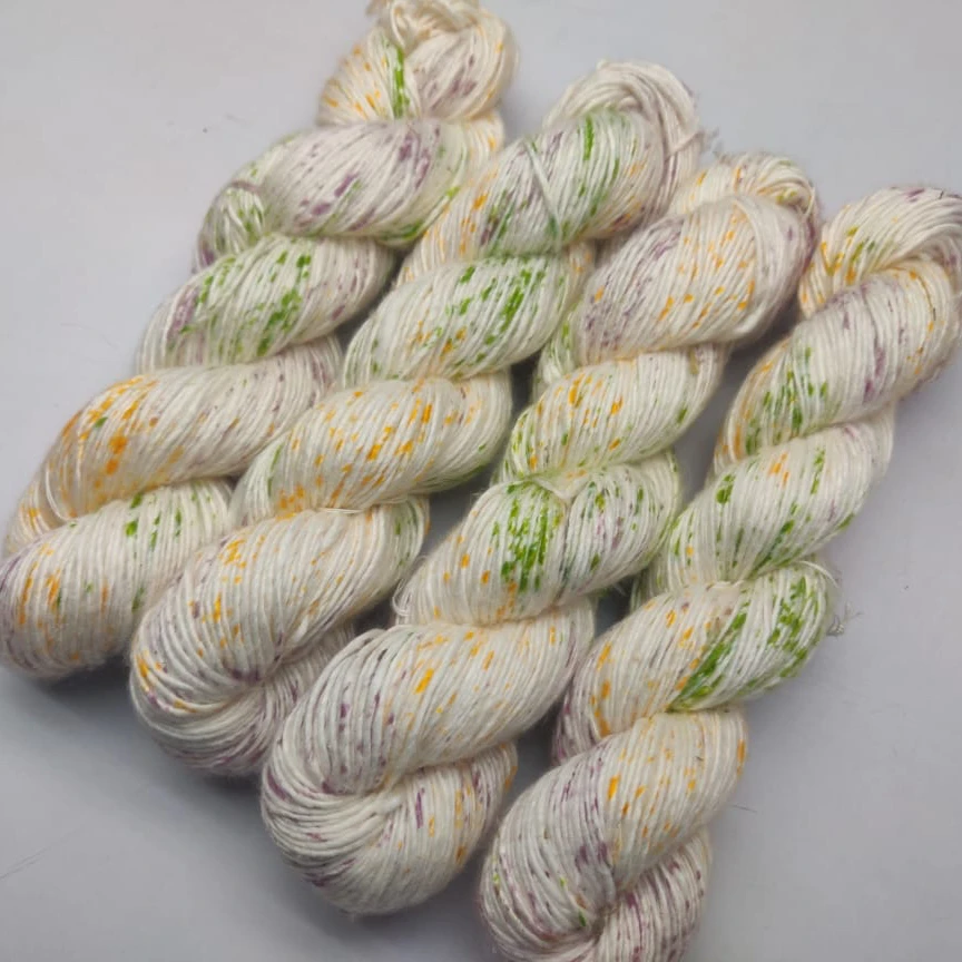 duke Dyed Yarn Mulberry Yarn Natural Pure Mulberry Raw Silk Spun Silk