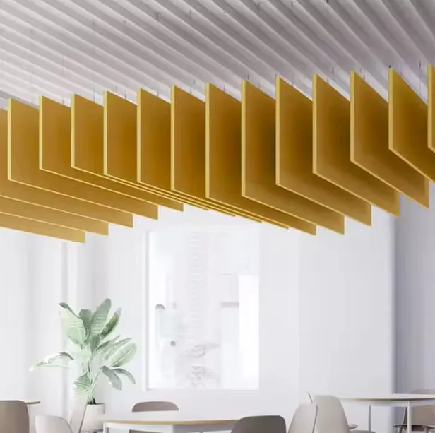 Interior decoration noise echo solution recycled acoustic PET felt sound panels office room desk dividers panel soundproof