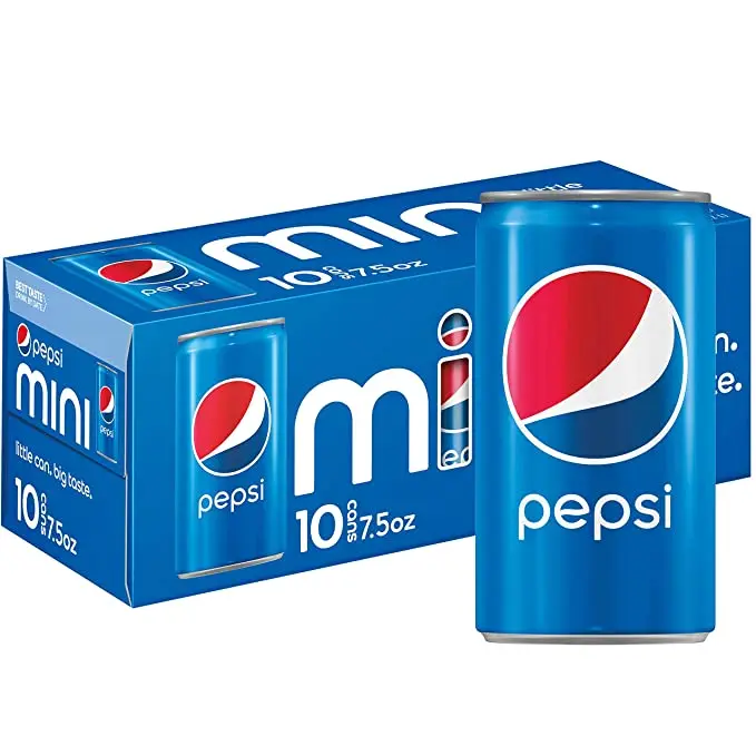 Pepsi cans and bottles available in bulk for wholesale at factory prices and worldwide delivery possible for local retailers
