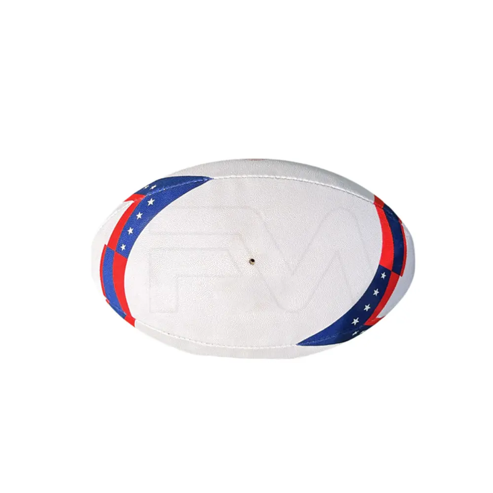High Manufacturer Custom Color Soft Rugby Ball Factory Direct Supply Leather Made Rugby Ball