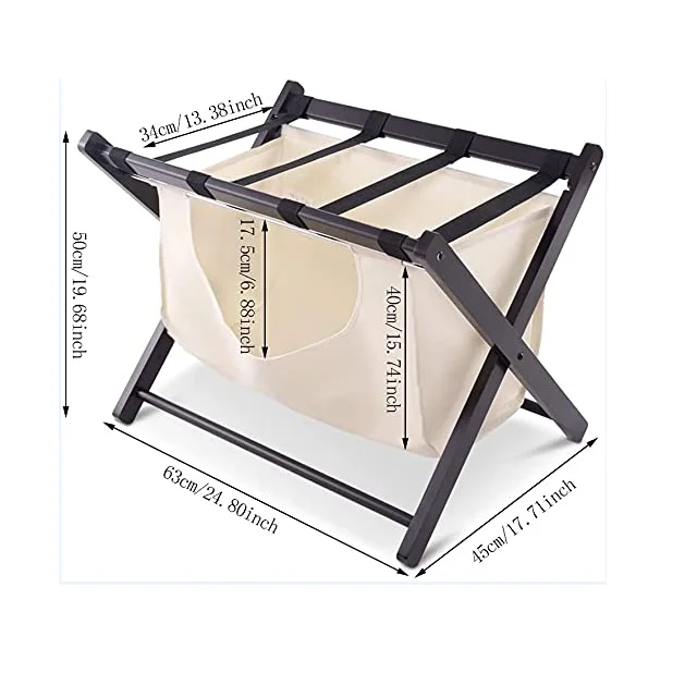Устойчивая легкая WDC ручная работа деревянная багажная стойка супер в упаковке для распаковки хранения комнаты и кровати аккуратная чистая