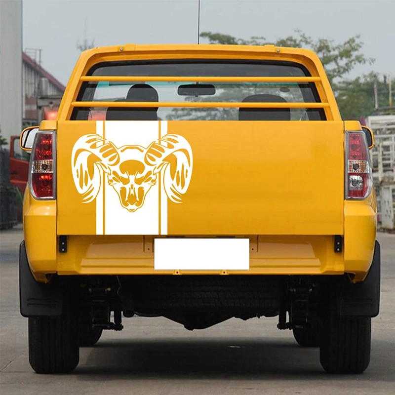 High quality Dodge Ram Volkswagen Pickup Ford trunk Vinyl car Decal sticker