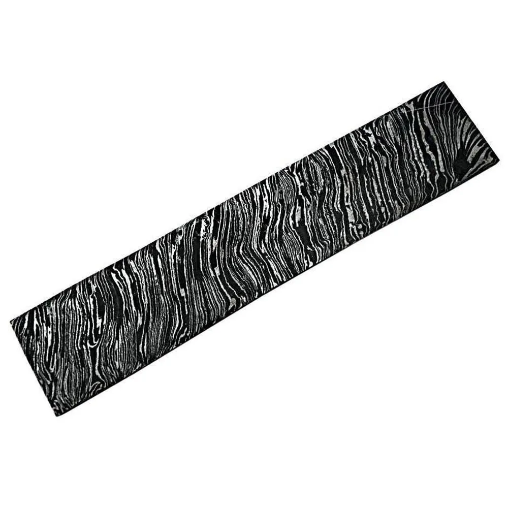 Damascus Twisted Pattern Layered Steel Billet for Craft Making