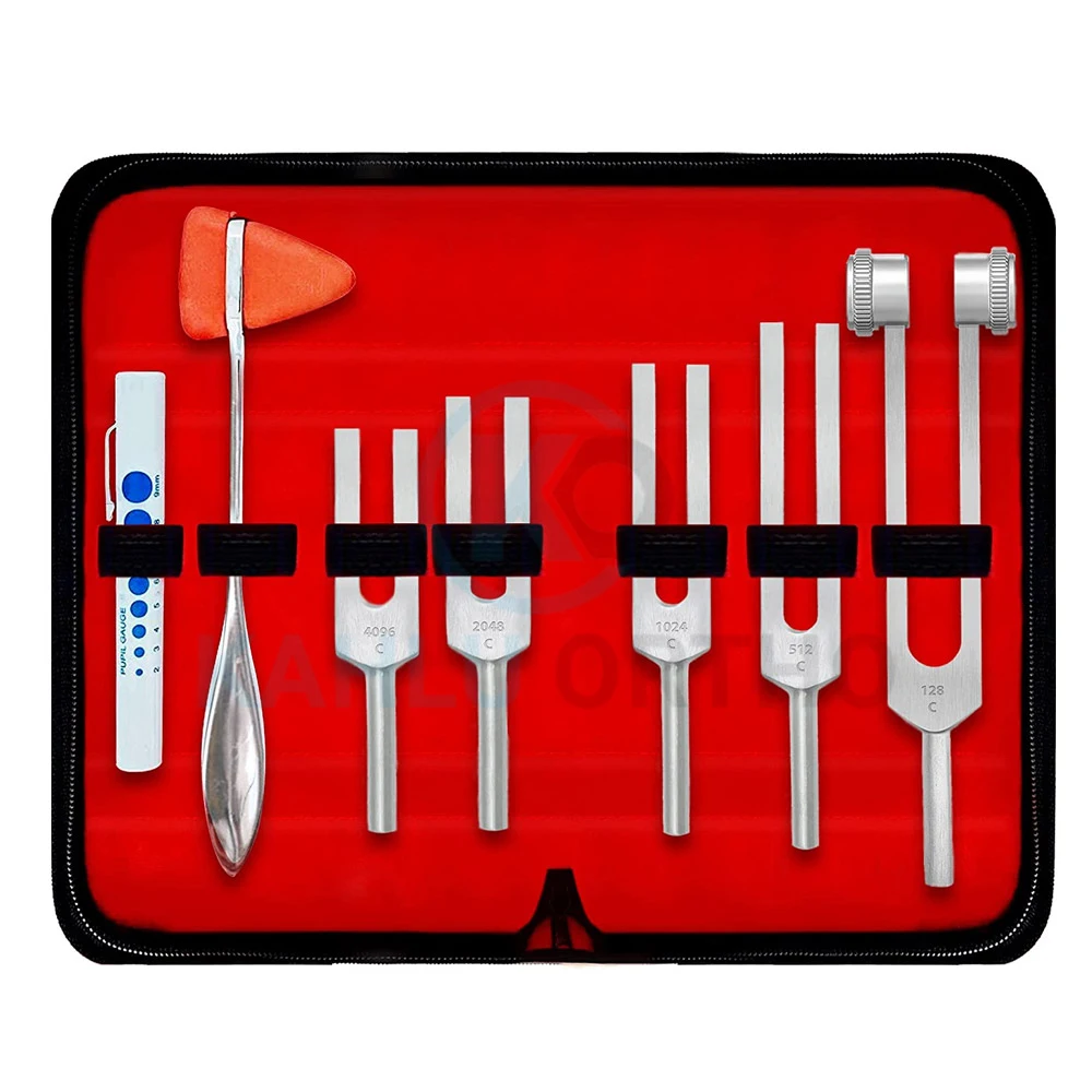 Reflex Taylor Buck Hammer Pinwheel Diagnostic Kit for Nurses, EMS, Hot Sale Neurological Kits By KAHLU ORTHOPEDIC