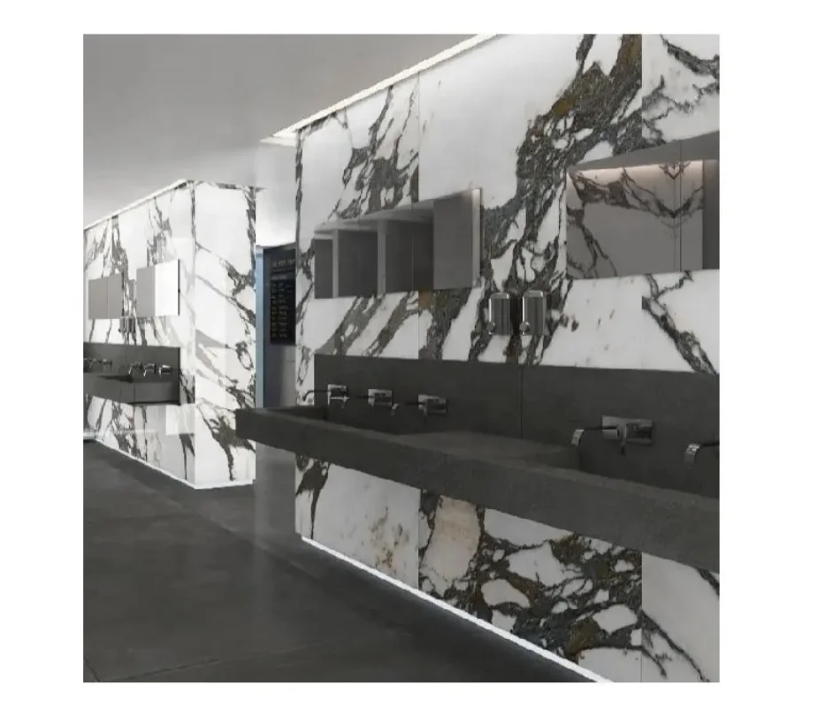 High Peel Stick Italian Mosaic Outdoor Granite Slab Self-Adhesive Bathroom Floor Tile Big Ceramic Mirror Outdoor Indoor Use