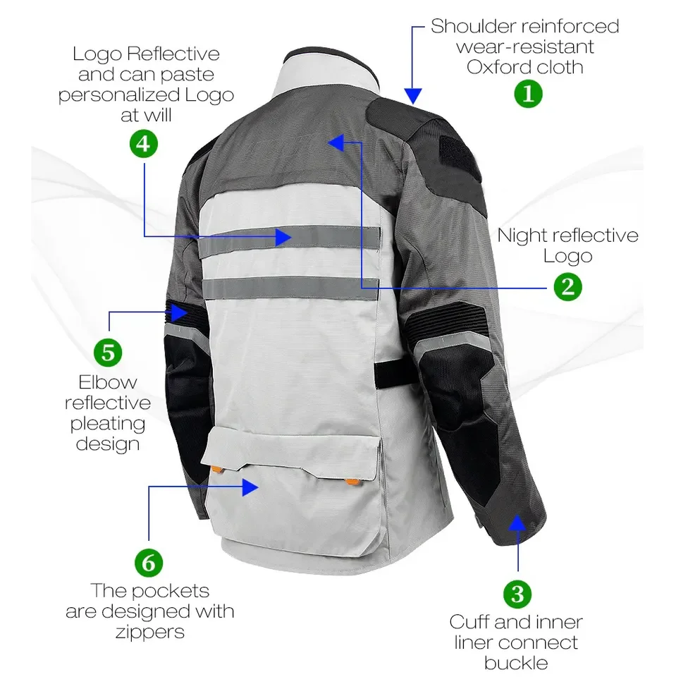 Hot Sale Men Motorcycle Cordura suits motorbike cordura suit textile suit for men waterproof & windproof motorcycle racing