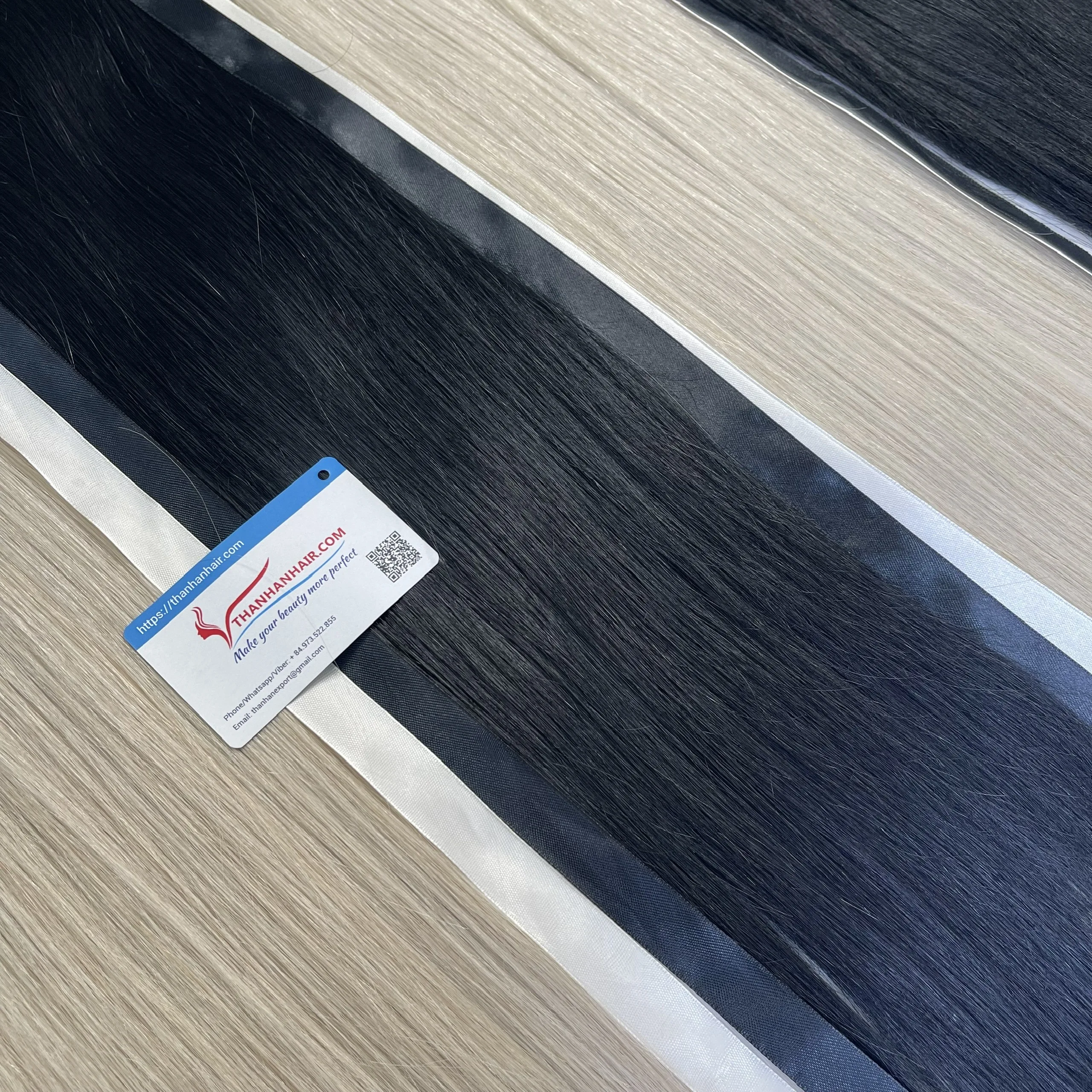 Ponytail human hair extensions professional high quality Vietnamese 100% human hair no synthetic fiber alibaba ready to ship