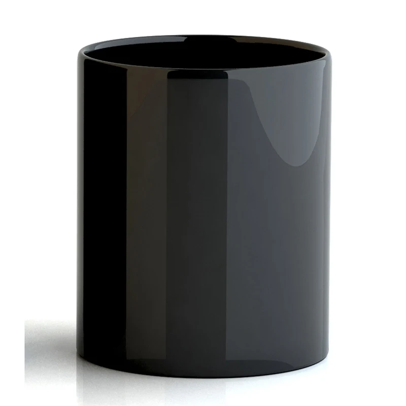 Стандартный вид привлекательные декоративные металлические плантаторы круглой формы черные цветные предметы для интерьера садовые горшки и растений