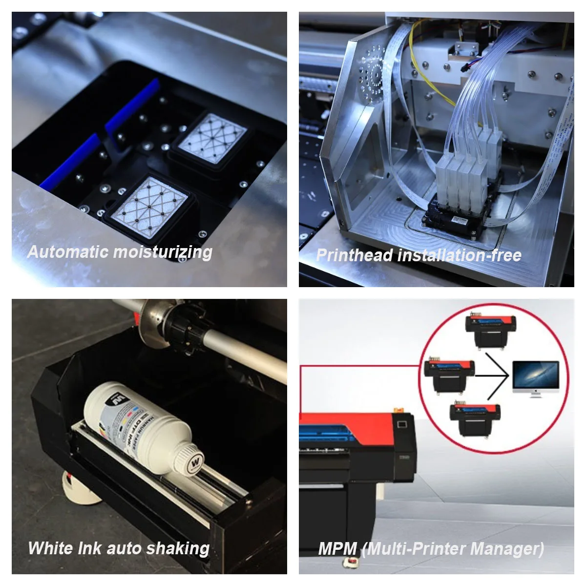 high performance automatic 60cm 6 heads 2024 a1 dtf printer for t-shirt digital textile printing dtf printer set