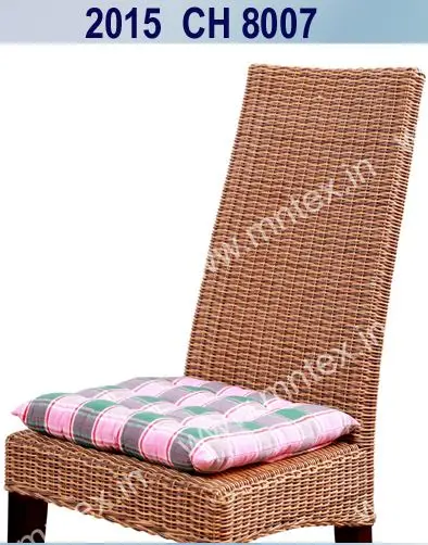 Custom designed  yarn dyed or printed  Memory Foam and cotton filled  Non Slip Chair pads and chair cushions for indoor outdoor
