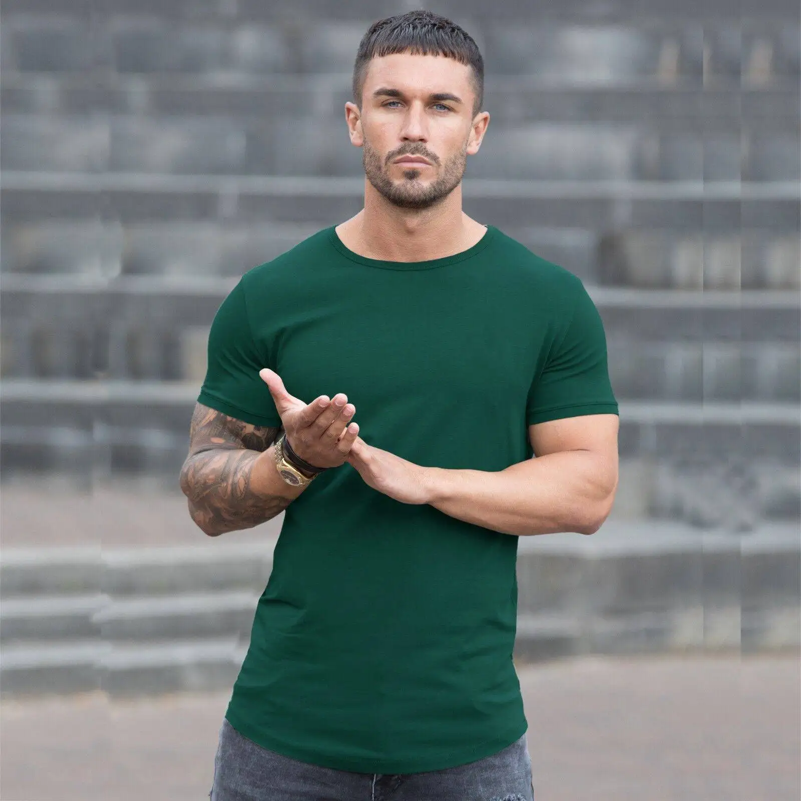 Hot Trend - Wholesale OEM soft  plain mens t shirts - High quality T-shirt customized size export lowest taxest