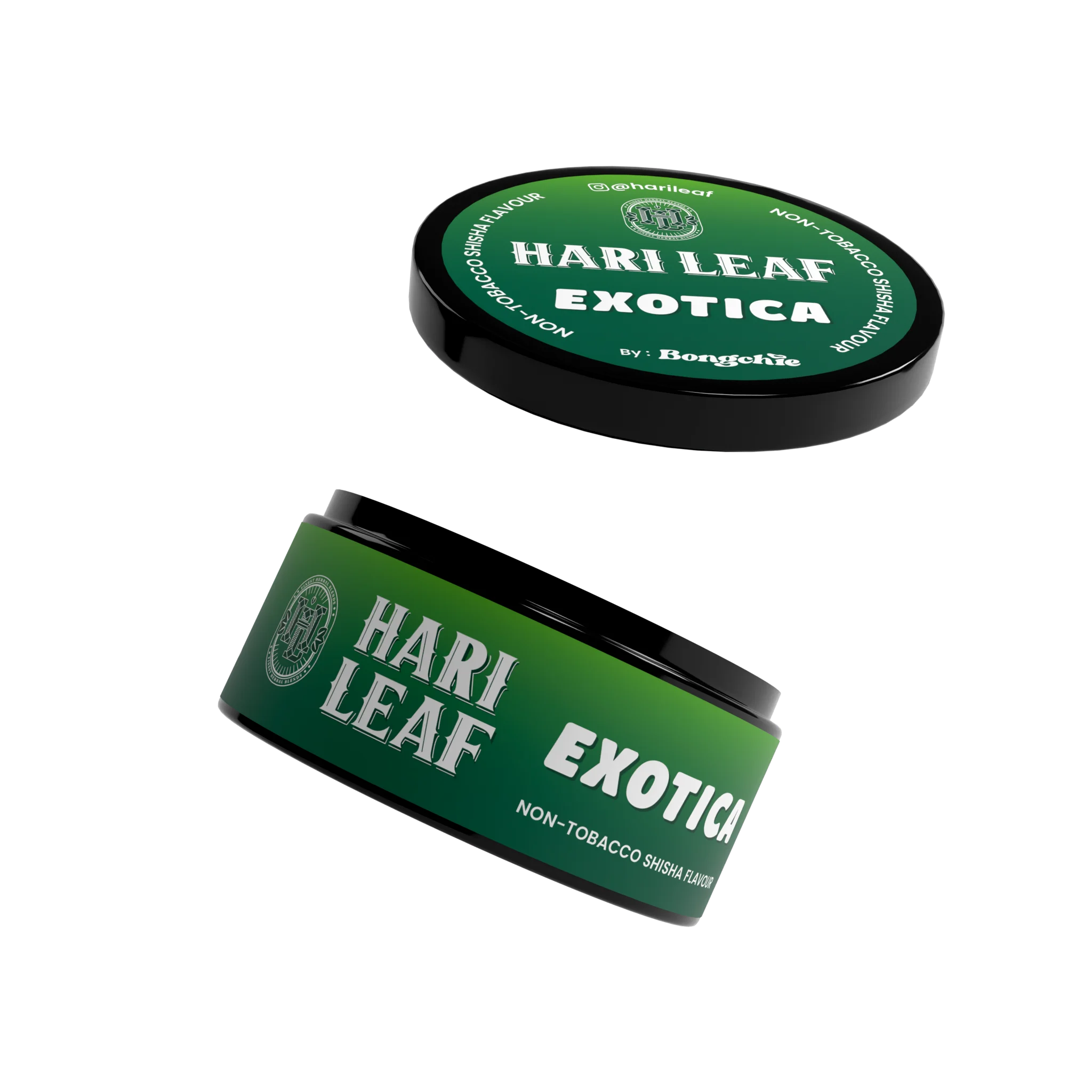 Hari Leaf Exotica Shisha Flavour Paan Kiwi Mint 50g Premium Hookah Taste Nicotine Tar-Free Easy-Throat Luxury Smoking Experience