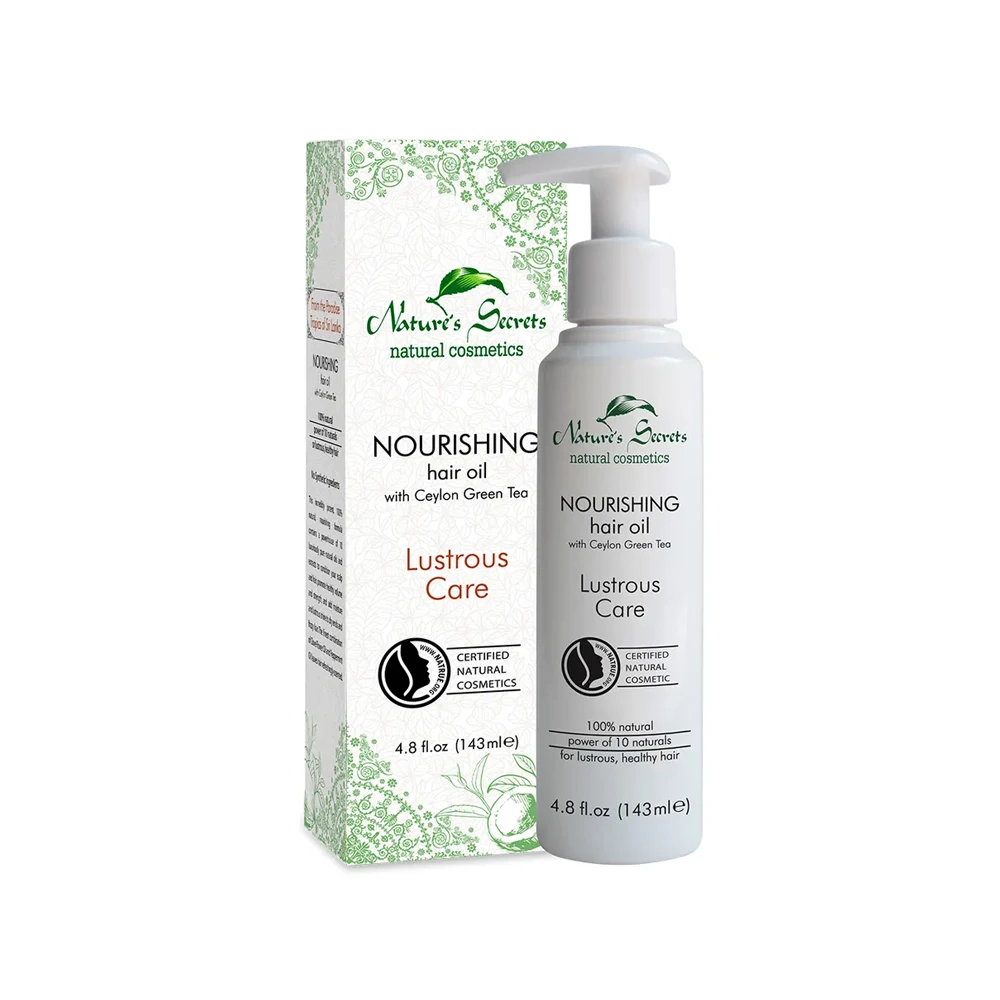 Best Quality Nourishing Hair Oil With Ceylon Green Tea - Lustrous Care