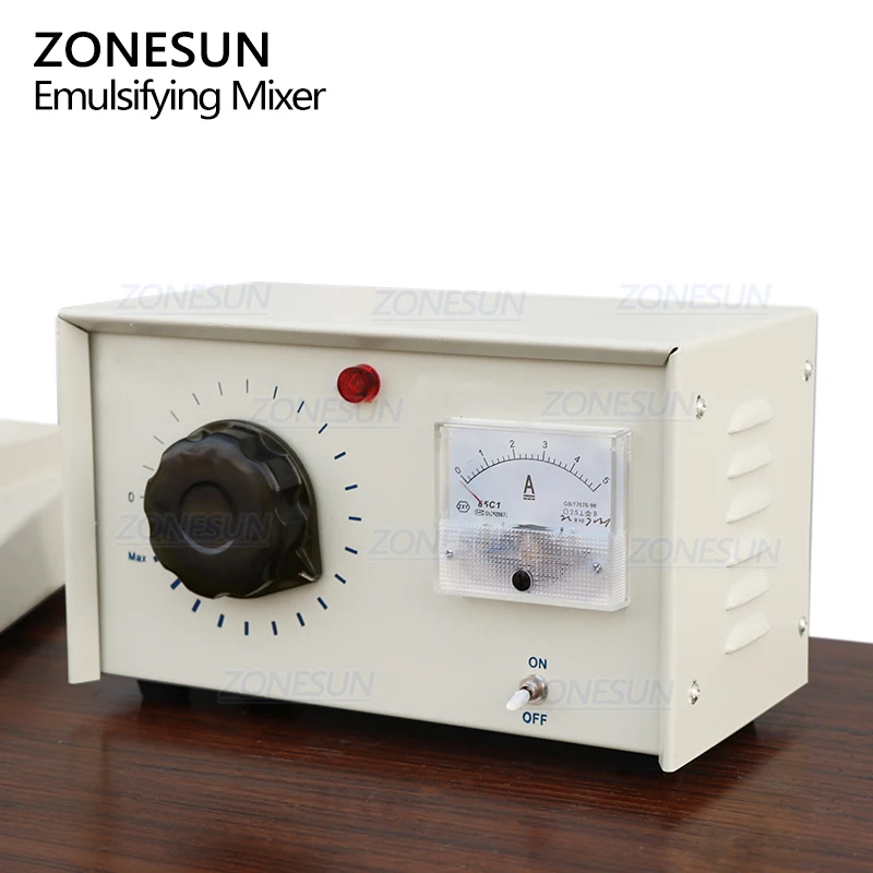 ZONESUN ZS-JC300 40L High Shear Cosmetic Cream Mixer Oil Liquid Small Scale Lab Dispersion Emulsifying Homogenizer Mixer
