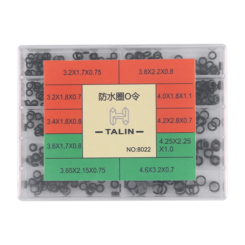 10 Sizes Mini Rubber Watch Waterproof O-ring Watch Crown O-ring Seals Watch Repair Accessories Tools