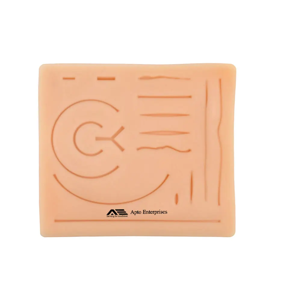 Suturing Training Pad For Doctor Nurse Student Practice Model Wound Silicone Suture Pad Human Traumatic Skin Model