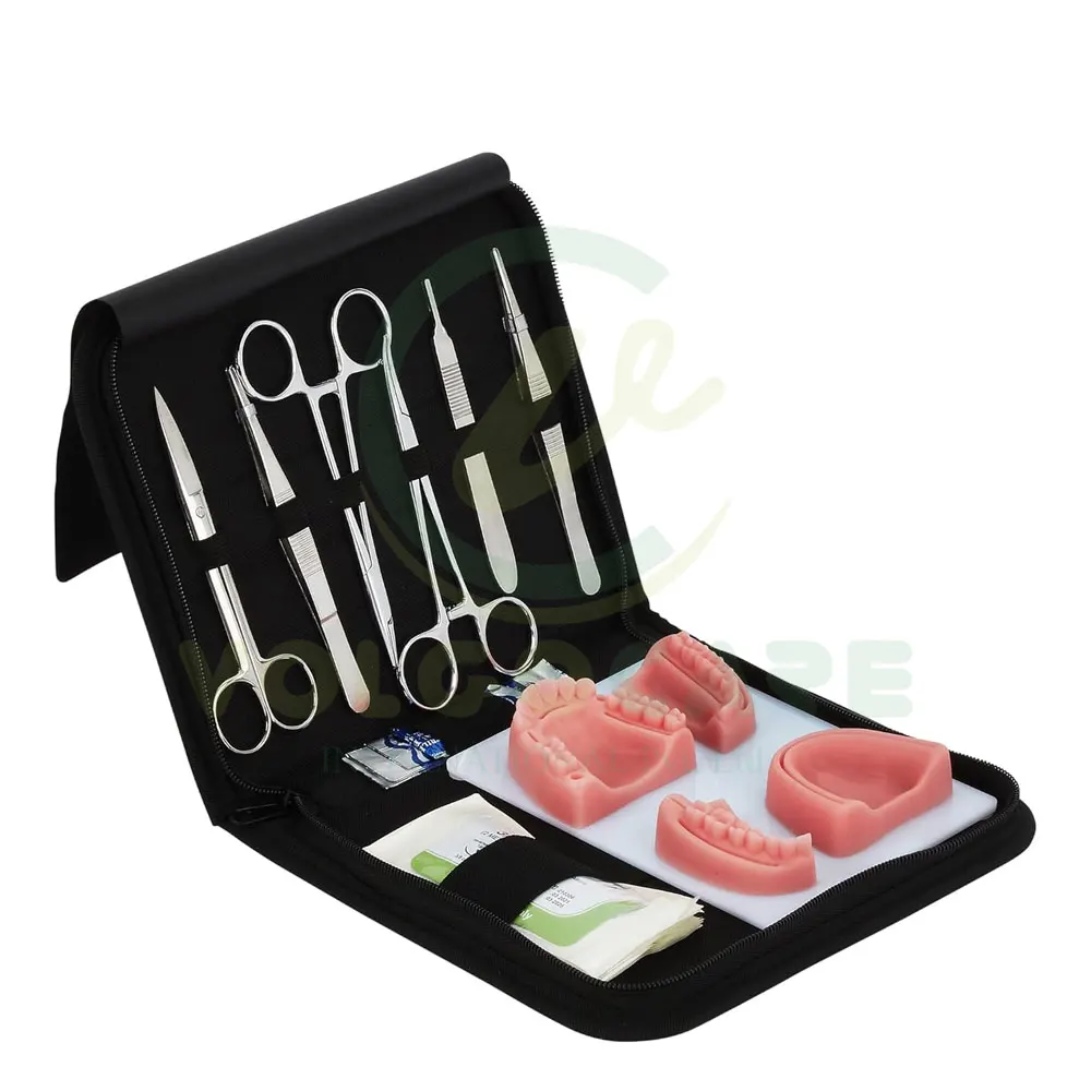 Affordable Price Complete Suturing Kit Including 4 Suture Pads Excellent  Quality Dental Suture Tools