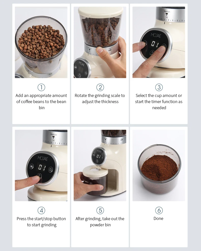 Top Selling Professional Electric Grinder Combines Mill Blender Brewing Filter Coffee Mug  Coffee Grinder Set For Home