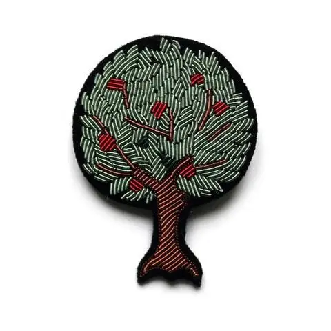 new French hand embroidery bullion wire brooch HAND  fashion brooch custom made jacket patches ladies brooch #000146