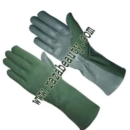 Nomex Pilot Gloves, Nomex Flight Gloves, Nomex Flyers Gloves, Leather Gloves