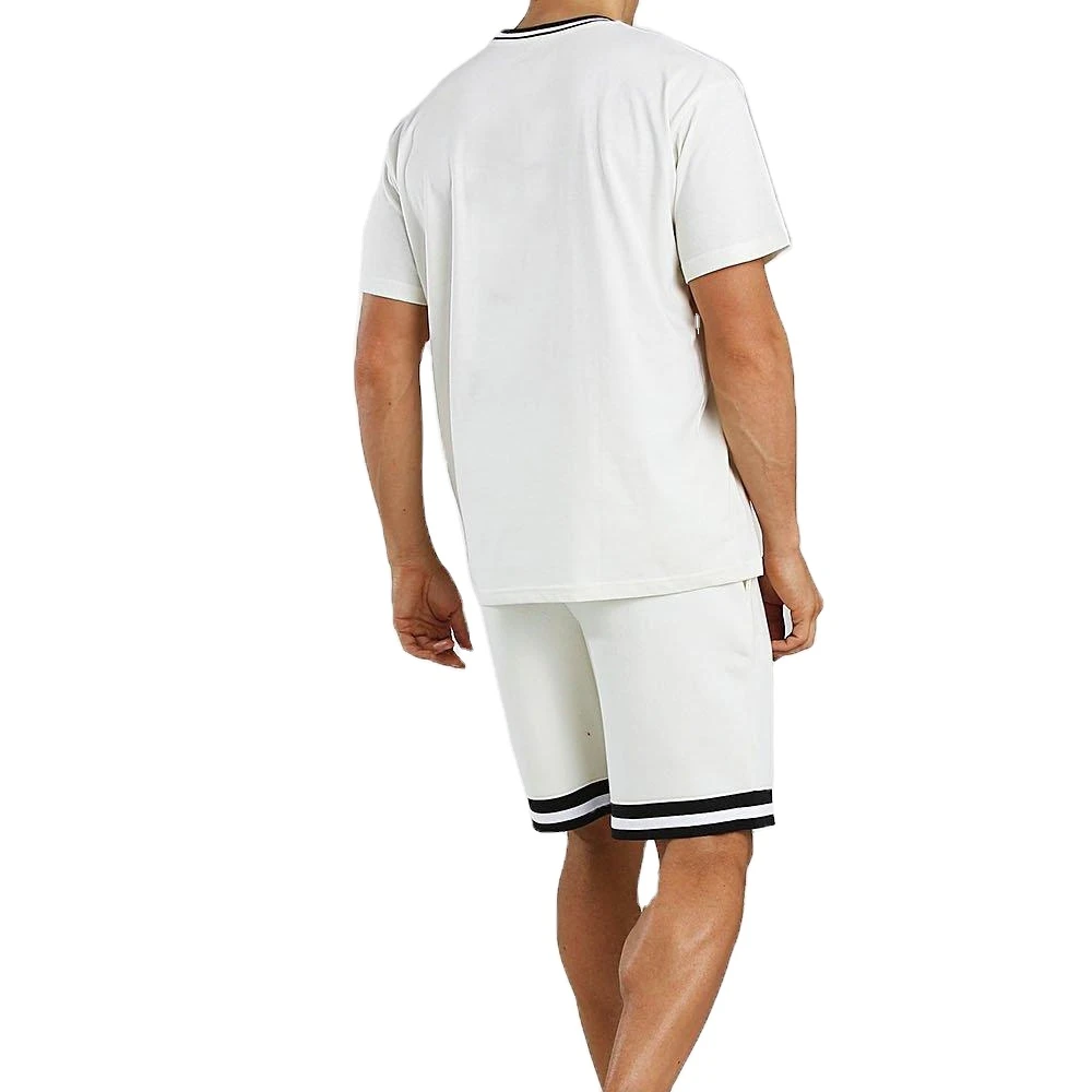 New arrival Customized Colors Available 2 Piece Tracksuit Summer Wear T-Shirt With Short with customized logo size and color