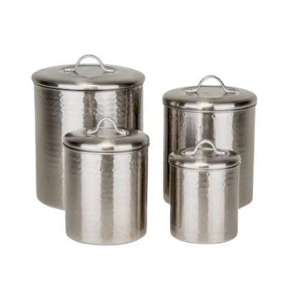 Metal Kitchen Canister Best Quality Metal Canister Home Kitchen Tabletop Storing Usage Supplied by India