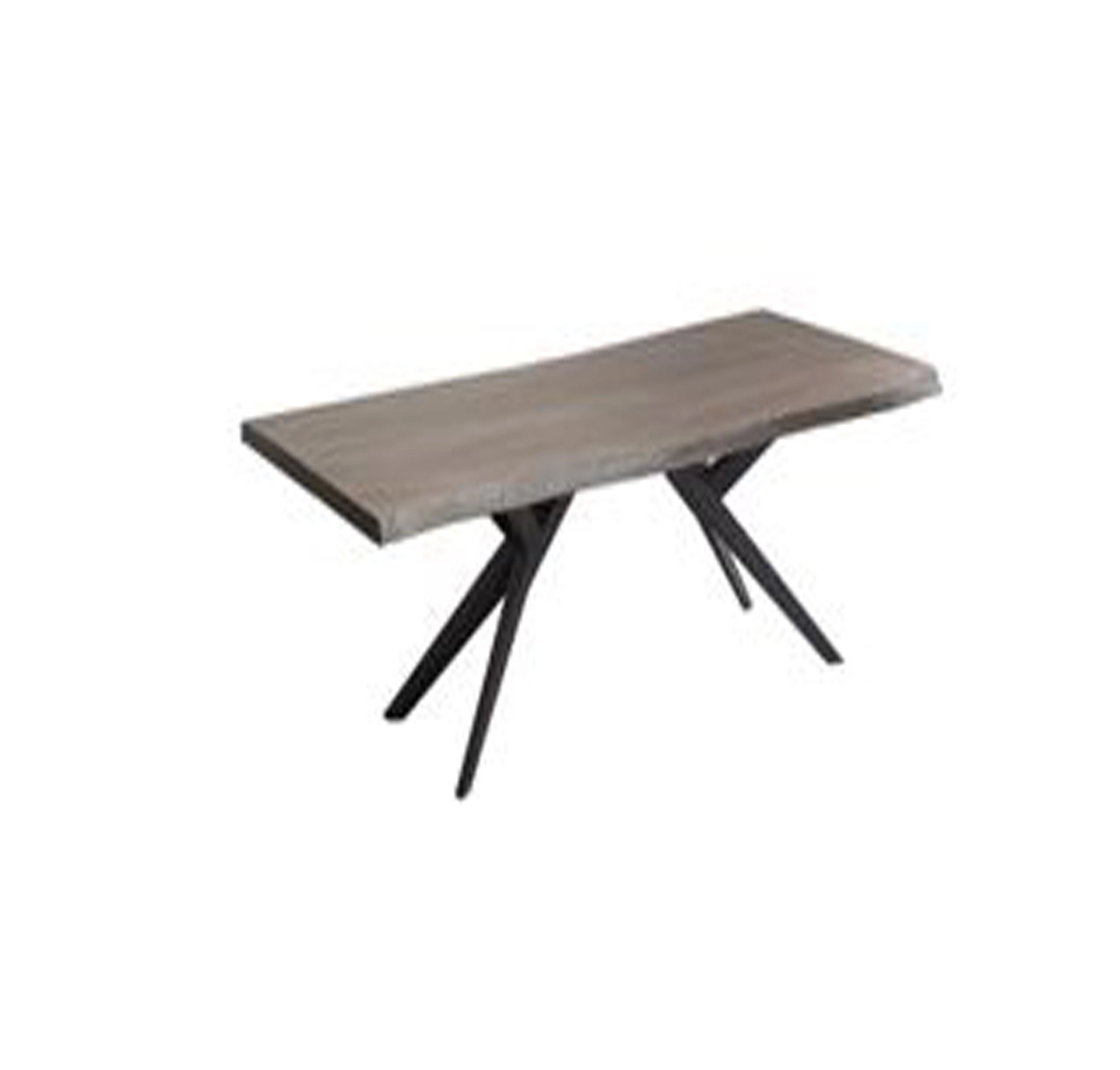 2022 New Latest Design 100% Pure Acacia Wood office Desk table with Spider leg Black color