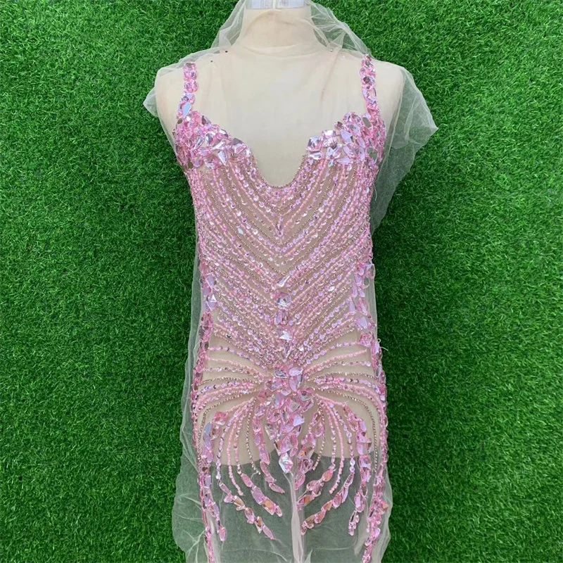 Sequin beads rhinestone beading wear sequin heavy industry handmade colorful