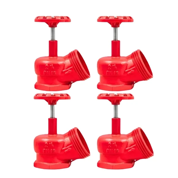 Fire Fighting Equipment BRAZIL 45° 2-1/2 Inch Angular Globe Register For Firefighter Hydrants