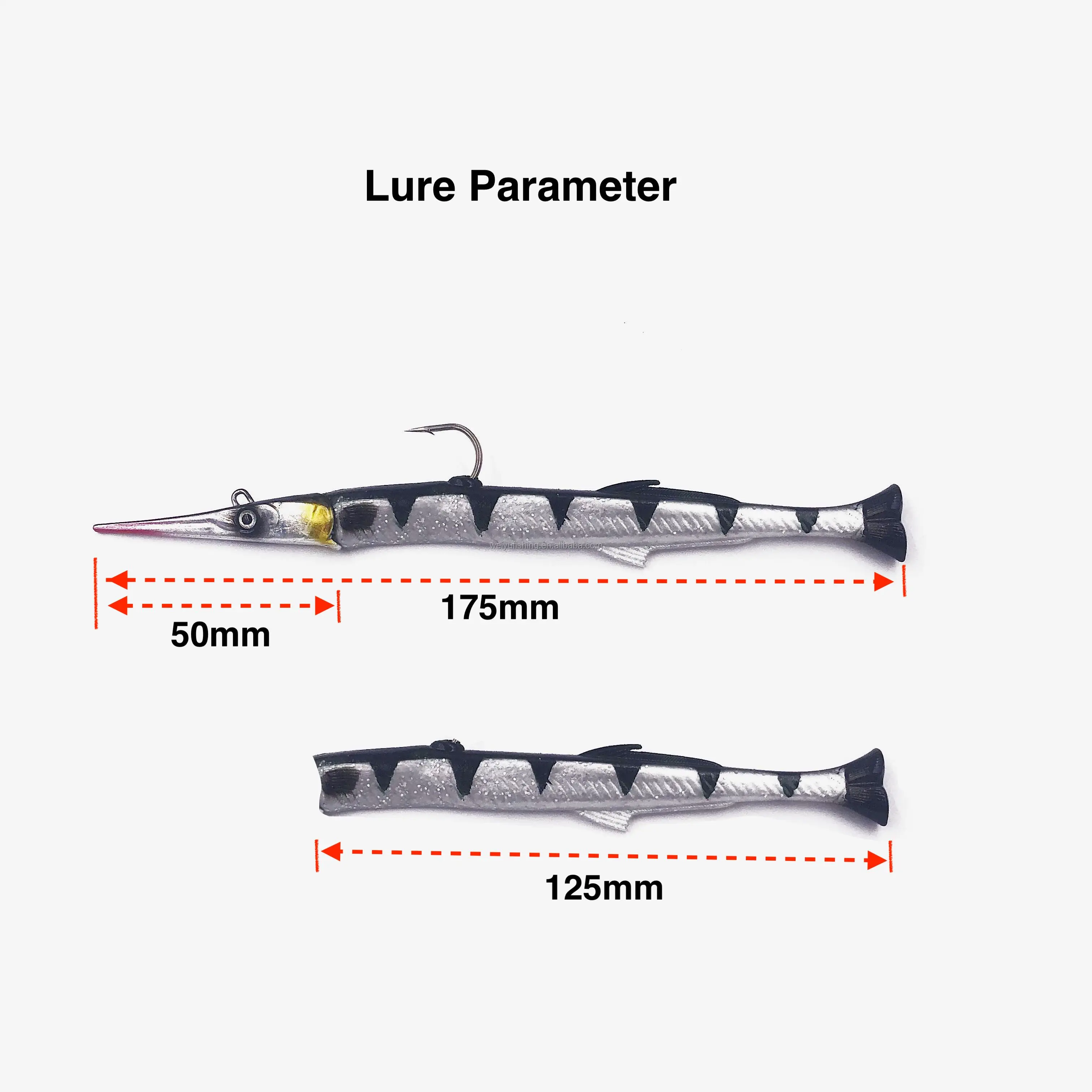 OEM wholesale Silicone soft plastic eel Fishing Lure Lead Head rubber Swimbait soft lure with jig head hook fishing tackle