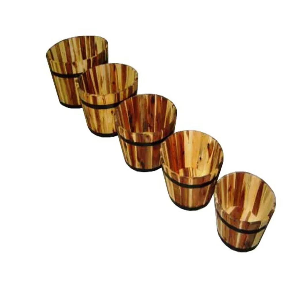 Clarkia planter set luxury garden/patio/outdoor furniture soild natural teak/wooden wood garden From Vietnam