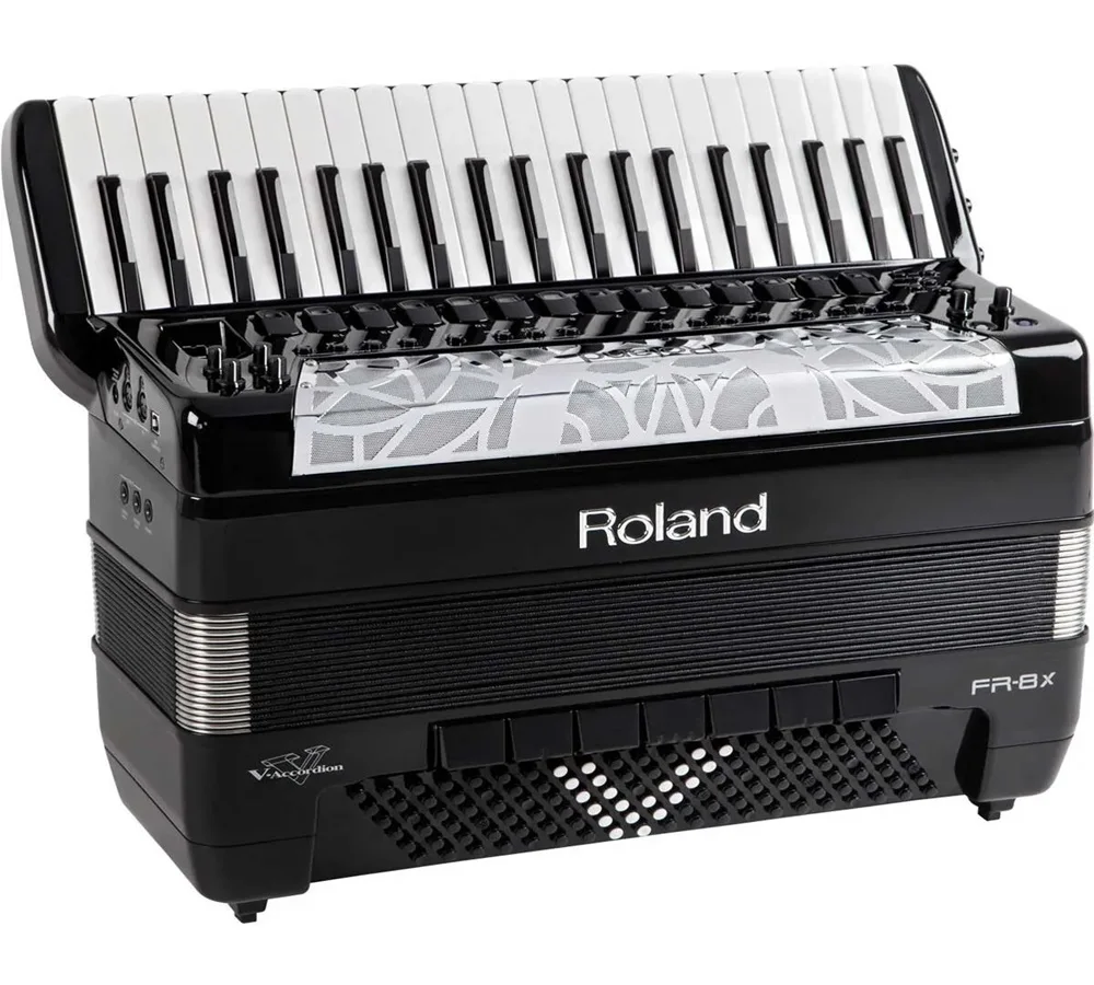TOP SELLING Rolands V-accordion FR-8X Keyboard Type BK Black 41 keys 120 base 12.1kg FOR SALE