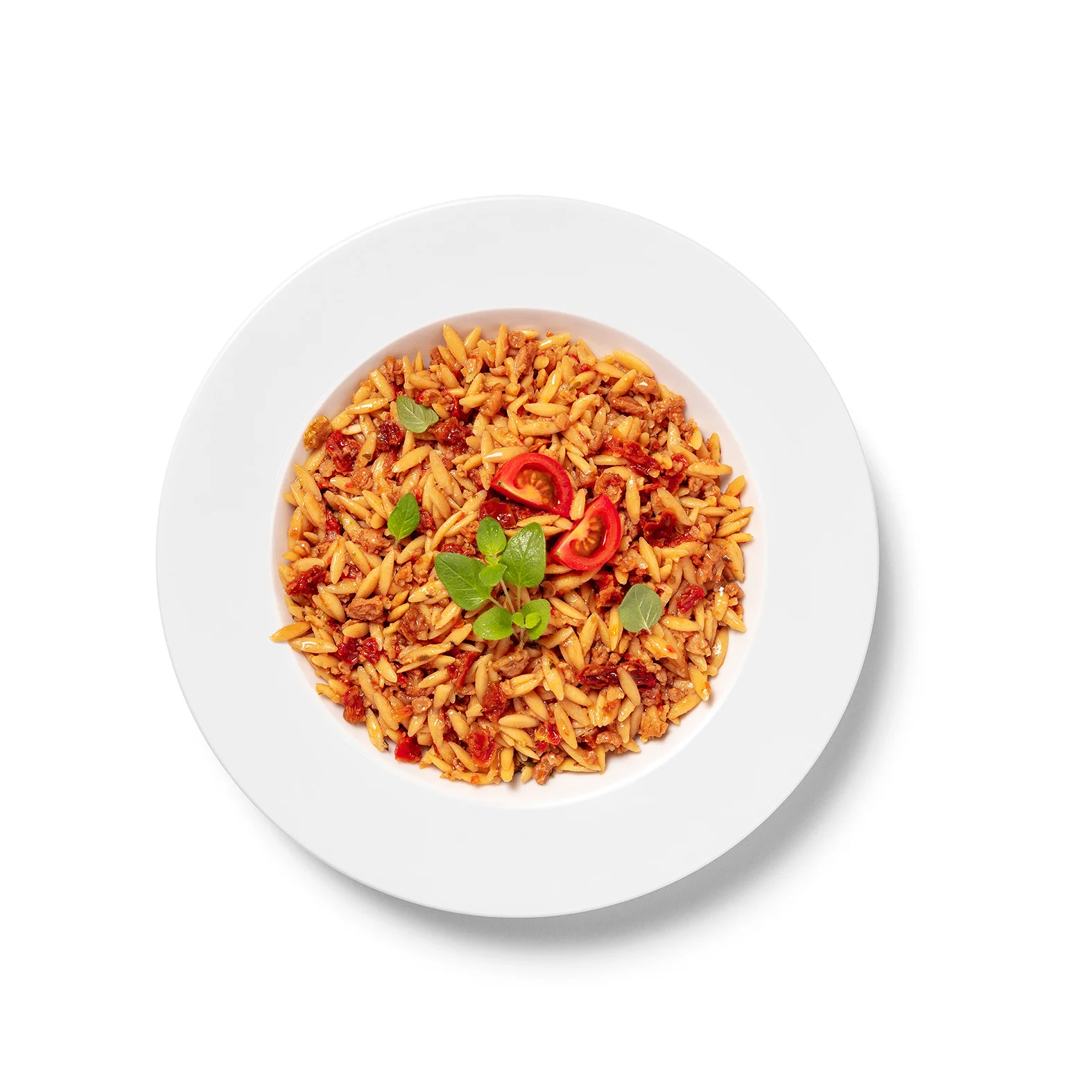 Вкусная еда, лоток с итальянскими вкусами, 200 г, веганская болоньская паста с сушеными овощами для розничной продажи, готовая к приготовлению