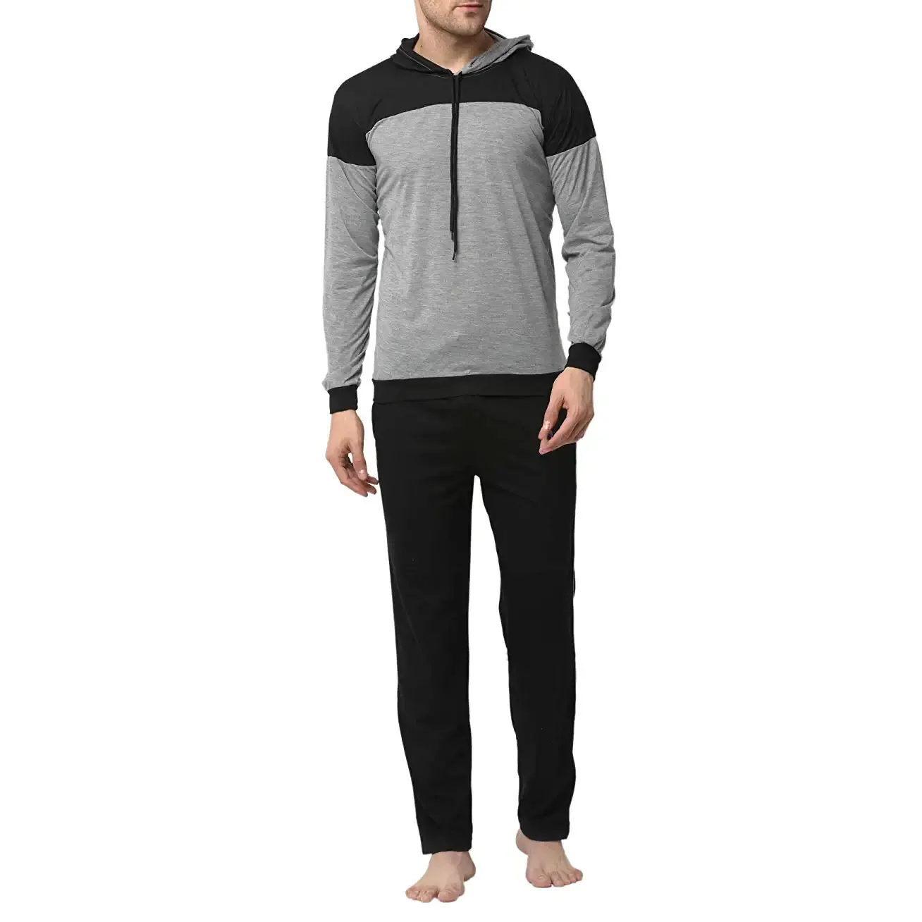 Two Piece Low Price Running Cotton Fleece Lightweight Tracksuit Cheap Warm Winter Sweat Suit Set With Logo