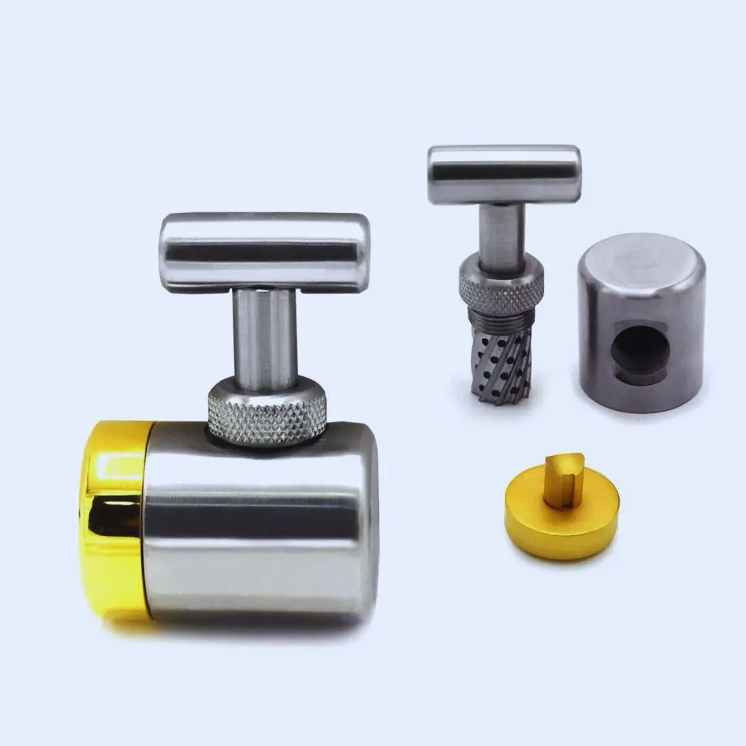 Fine Quality Dental Mill Bone Crusher Grinder Heavy Duty Implant Surgery Grafting Instruments For Dental Procedure CE