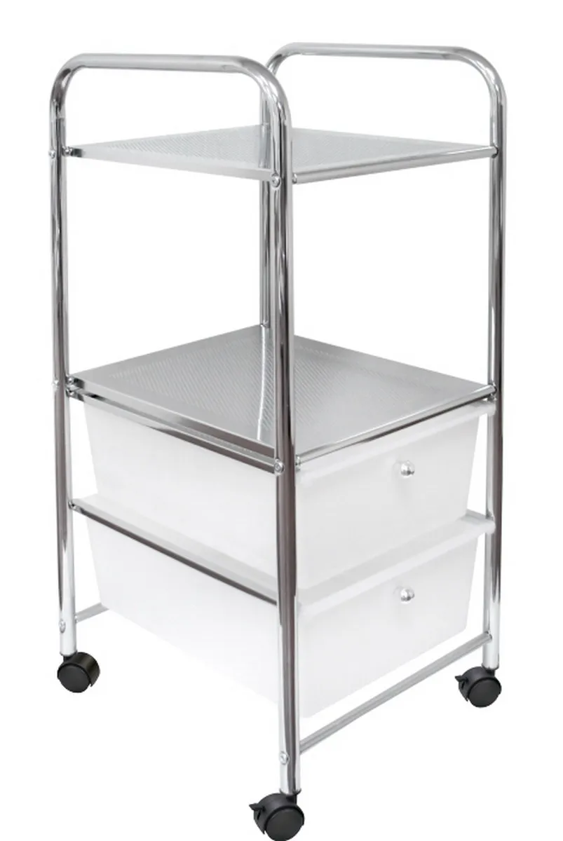 Customized 4 Layer Multipurpose Airline Food Serve Push Cart Trolley Lash Organizer And Storage For Small Business