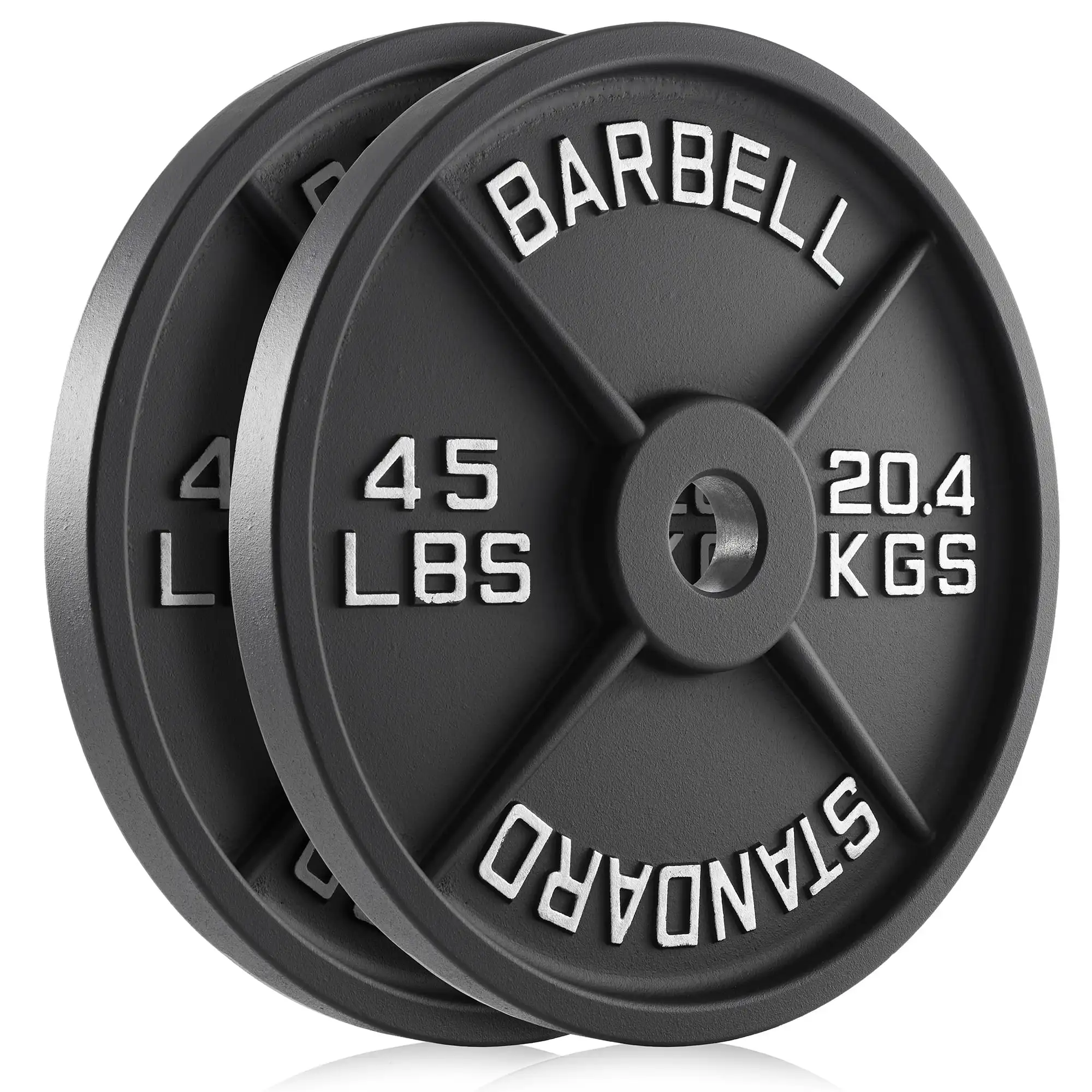 Factory Direct Sales 2 Inch Weight Plates 5 10 25 35 45 Lb Cast Iron Barbell Plates